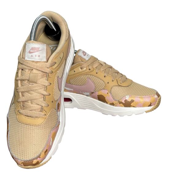 EUC Nike Air Max SC Sneakers Women’s 8.5 Sesame Pink Camouflage Retro Running - Picture 7 of 10